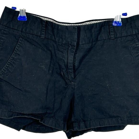 J. Crew Broken-In Chino Shorts Black Neutral Minimalist Size 0 - Picture 4 of 10